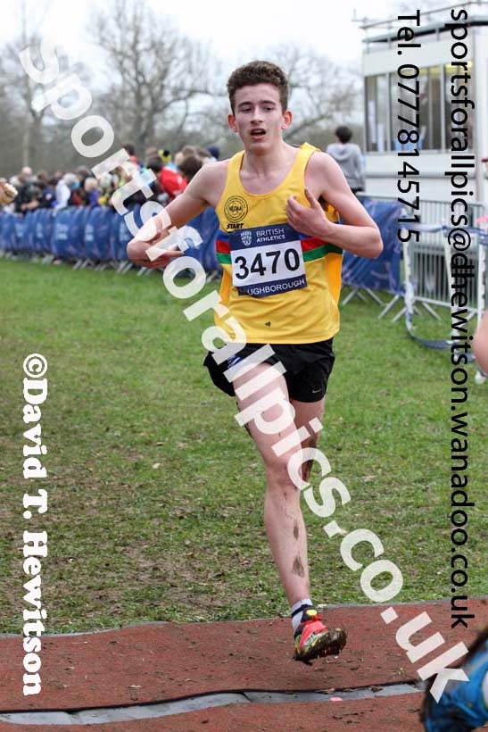 Mens under-17s Inter Counties Cross Country, Prestwold Hall, Loughborough. Photo: David T. Hewitson/Sports for All Pics